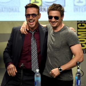 Robert Downey Jr. and Jeremy Renner