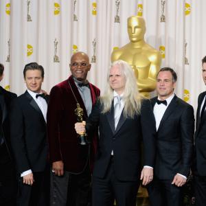 Samuel L. Jackson, Robert Downey Jr., Chris Evans, Claudio Miranda, Jeremy Renner and Mark Ruffalo