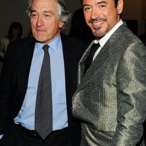Robert De Niro and Robert Downey Jr at event of Kersytojai 2012