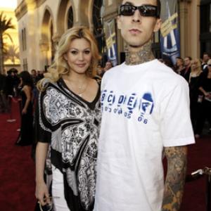Travis Barker and Shanna Moakler at event of 2005 American Music Awards 2005