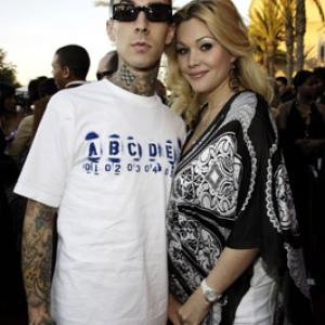 Travis Barker and Shanna Moakler at event of 2005 American Music Awards 2005