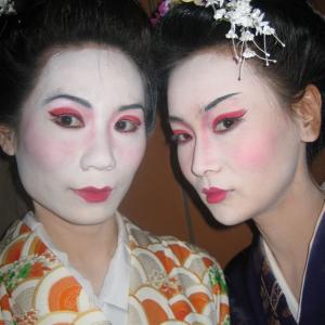 Linda Wang (Left) and Japanese tea dancer Mariko Saki (Right) of Japan for San Migual Beer for Spain and the Philippines.
