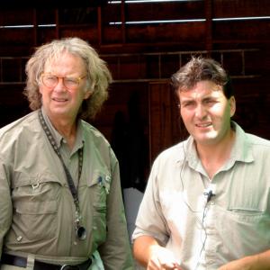 DP Robert Driskell, Key Grip François Balcaen in Panama End of the Spear 2004