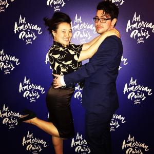 An American in Paris Opening pictured with Fight Choreographer Jesse Geguzis