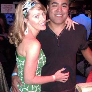 Jolie Franz and Jeff Martinez at private event for Cleopatra Records hosted at The Key Club on the Sunset Strip. Photo taken in West Hollywood, CA.
