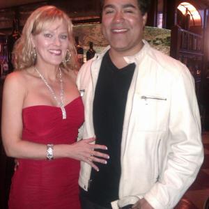 Jolie Franz and Jeff Martinez at Valentines Day fundraiser at LA Live in DTLA