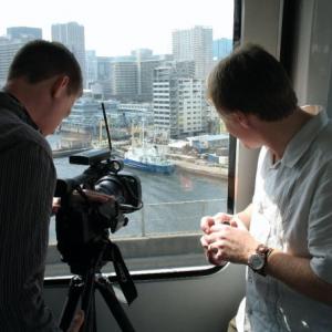 David Holland directing Ghost Train in Yokohama Japan