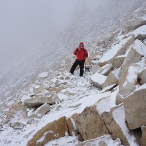 Heading to the Summit of Mount Whitney CA