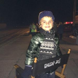 Avey Noble on the set of Showtime's THE AFFAIR (principal role, BOY)