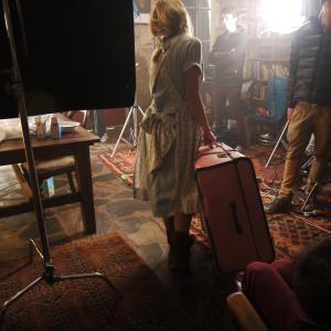 Behind the scenes of Witches and Wizards. Jessica Miller as Maggie (2013)