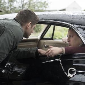 Still of Jensen Ackles and Jared Gertner in Supernatural (2005)
