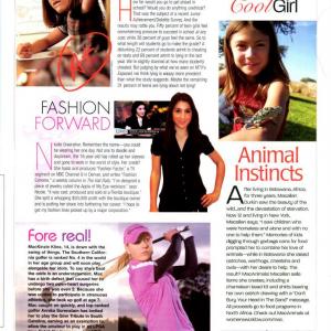 Nicole Ilene Greensher featured in Girls Life Teen National Magazine