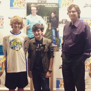 Sun and Sand Film Festival 2015 Peyton Wich, Rob Lewis, and director Ronn Hague.
