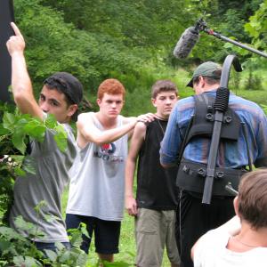 On the set of Playing Men