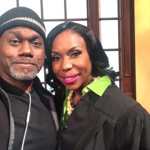 On set filming Lauren Lake's Paternity Court 2014. (Orion Productions/ The CW Network).