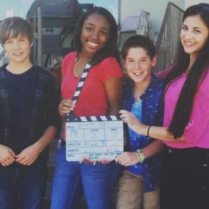 Gabrielle Rodriguez and cast of the Bomb Pop Commercial Promo 2015