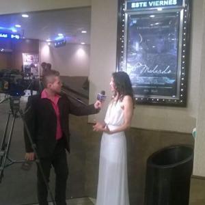 Interview for Teleamazonas Ecuador Premiere Medardo June 2015