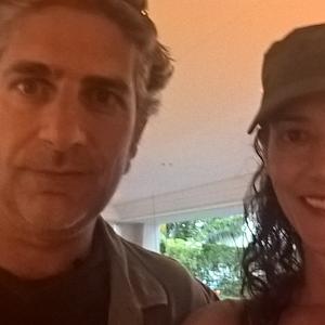 After a long day of an episode of Mad Dogs when we got to the hotel. Michael Imperioli it is a fine man and actor indeed.