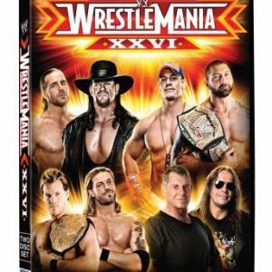 Mark Calaway Adam Copeland Bret Hart Shawn Michaels Chris Jericho Vince McMahon John Cena and Dave Bautista in WrestleMania XXVI 2010