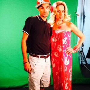 ALEXIS ARQUETTE AND I AT SCREEN TEST!