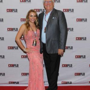 Alana Phillips and Bob Cook at the 10th annual Central Florida Film Festival 2015.