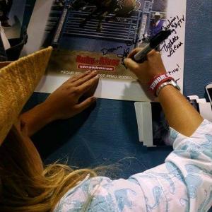 Alana Phillips signing autographs at the Reno Rodeo 2015
