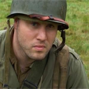 SEE IT THROUGH - FILM STILL: Starring Ryan Hunter as Corporal Eddie O'Keefe.