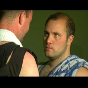 BEST OF FRIENDS  FILM STILL Starring Paul Jaques as Mick and Ryan Hunter as Ray