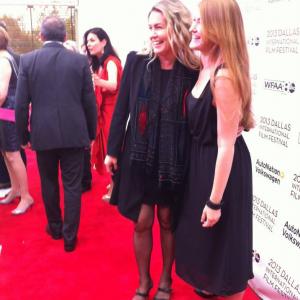 Director Bobbi Jo Hart on the red carpet of the Dallas International Film Festival with concert pianist Marika Bournaki whom Hart followed for 7 years for the awardwinning feature documentary I AM NOT A ROCK STAR
