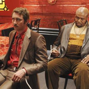 Still of Chi McBride and Lee Pace in Pushing Daisies 2007