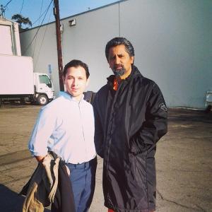 Photo of Christopher Baiza and Cliff Curtis 2014