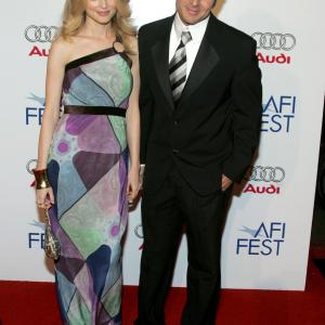 Actress Heather Graham (L) and actor Vincent De Paul arrive at the AFI FEST presented by Audi opening night gala of 