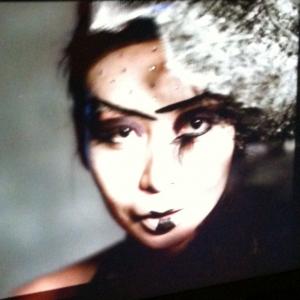 Sulinh Lafontaine as THE ROCK QUEEN in Chase From Xenobu a noir scifi fashion festival film