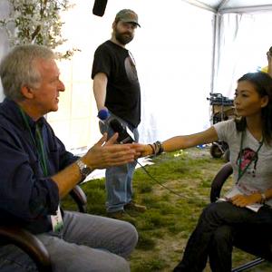 James Cameron exclusive interview at Earth Day 40th Anniversary