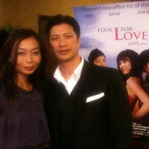 Sulinh w' Dustin Nguyen at 'Fool For Love' LA Premiere