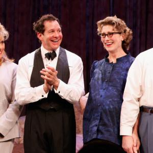 Steve Guttenberg, Caroline Aaron, Katherine Borowitz and Allen Lewis Rickman