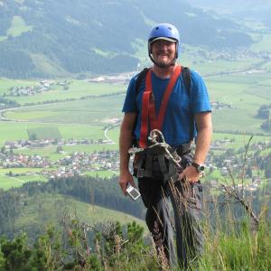 Climbing in Kitzbuhl, Austria