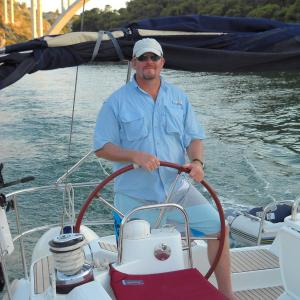 Aye Cpt'n Rob in Sebenik, Croatia on yacht Morningstar, my other pride and Joy and set of 