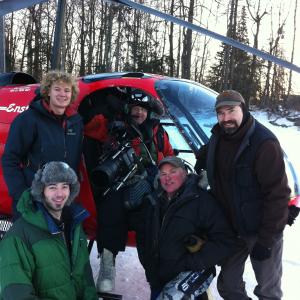 On location in Anchorage, Alaska for Beyond, starring Jon Voight