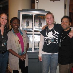 Denise Landau, Dorothy Atabong, Natalie Hanson and Johnny Sanchez at the 2011 Female Eye Film Festival.