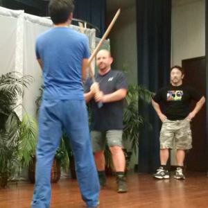 Scott M Schewe in an Actors Stunt class Taught by Mr Joji Yoshida 01182014