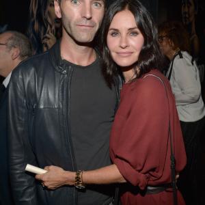 Courteney Cox and John McDaid at event of Hand of God (2014)