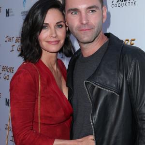 Courteney Cox and John McDaid at event of Just Before I Go 2014
