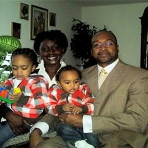 Picture of me, wife, grandsons, in 2008.