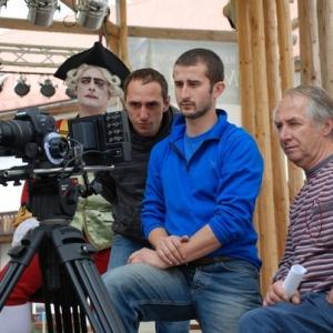 Still of Csaba Bántó, András Ernö Lörincz and András Shlanger in Secrets of the Fountain (2012)