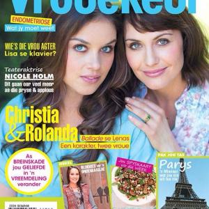Vrouekeur Cover with Rolanda Marais 2015