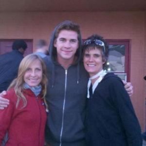 With Liam Hemsworth and Johnna Thomas Last day on Love and Honor
