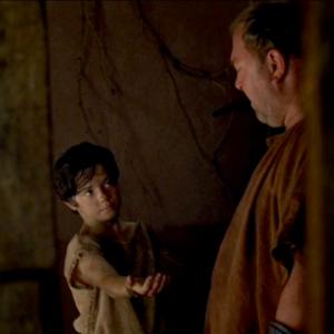 Lorenzo left in ATLANTIS as Nicias with Mark Addy right as Hercules 2014