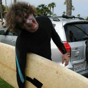 Santa Monica Surfer Zombie for the film Apocalypse 2015 