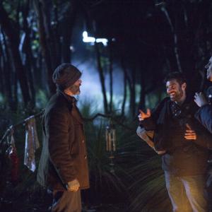 Jesse Leaman Guy Pearce and Michael Wylam on the set of Lorne